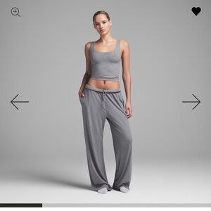 SKIMS Soft Lounge Loose Pant NWT - Heather Grey XS